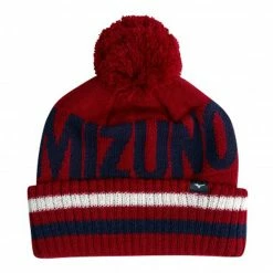 Mizuno Breath Thermo Bobble Hat - Red