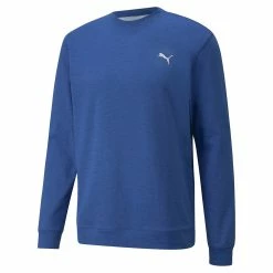 Puma Cloudspun Crewneck - Mazarine Blue Heather