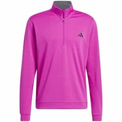 Adidas Elevated 1/4 Zip Pullover - Lucid Fuchsia