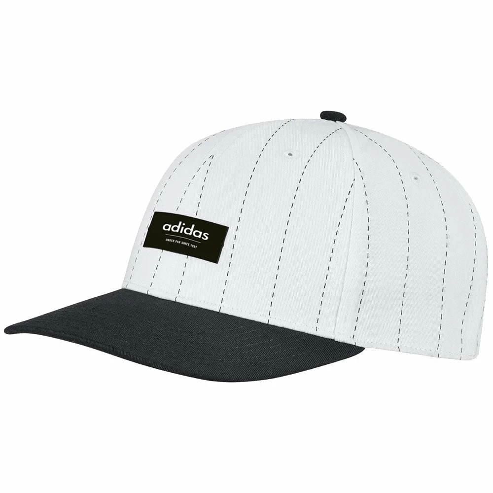 Adidas Pinstripe Hat - White