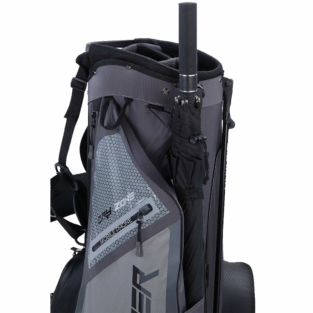 Big Max Dri-Lite Feather Stand Bag - Grey/Black - Image 3