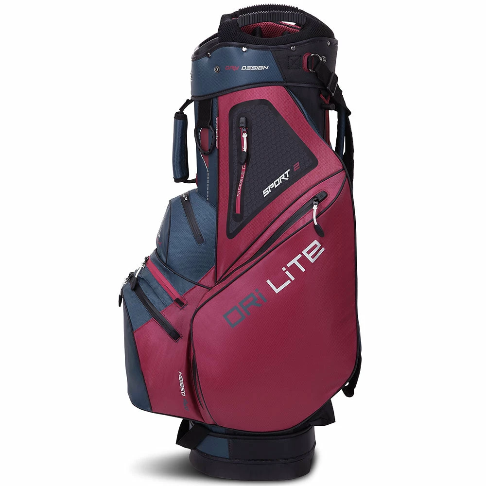 Big Max Dri Lite Sport 2 Cart Bag - Blueberry/Merlot - Image 3