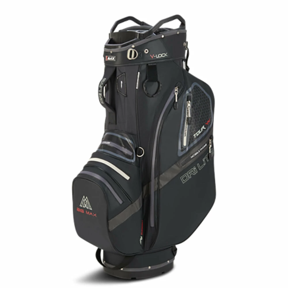Big Max Dri Lite V-4 Cart Bag - Black - Image 2