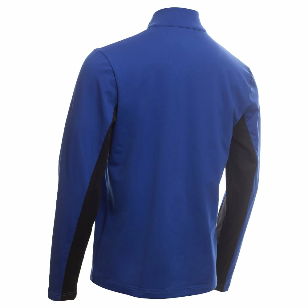 Calvin Klein Embossed Half Zip Insul-Lite Pullover - Blue/Black - Image 2