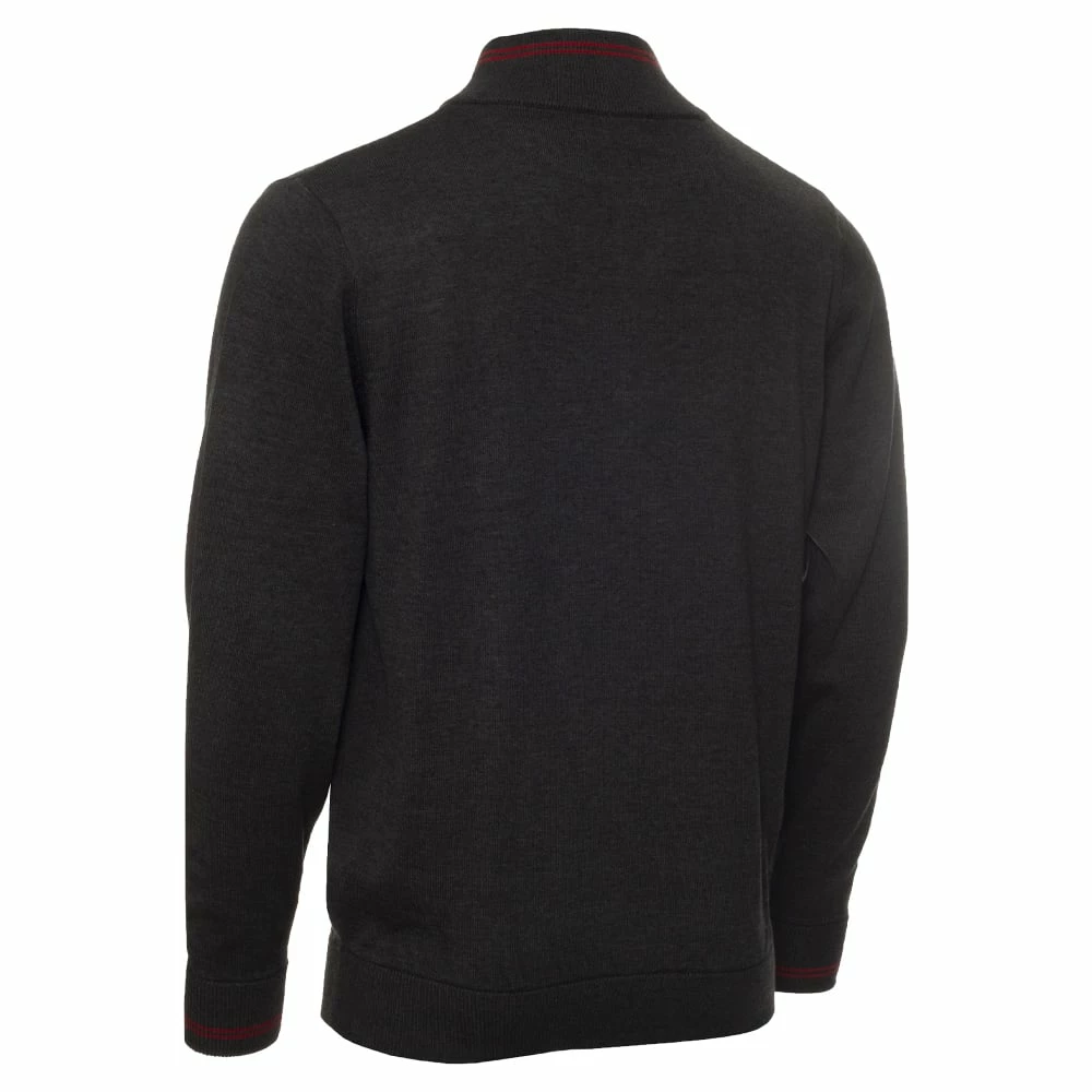 Calvin Klein Monaco Sweater - Charcoal Marl/Red - Image 2