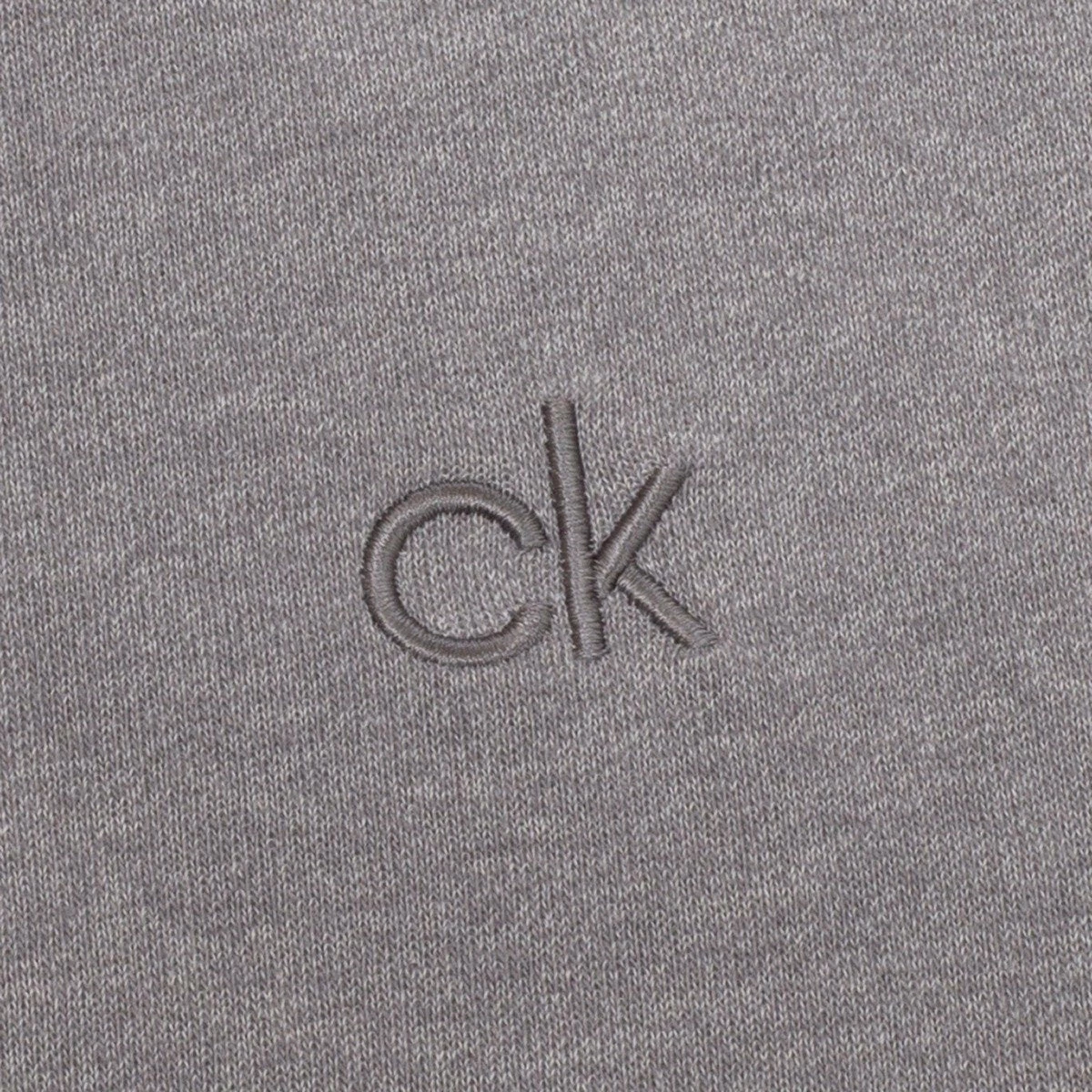 Calvin Klein Columbia Full Zip Sweater - Silver Marl - Image 4