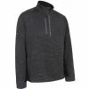 Callaway Heather Eco Stripe Fleece - Black Heather