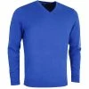 Callaway Merino Wool V-Neck Pullover - Surfing Blue
