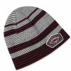 Callaway Winter Chill Beanie Hat - White/Black/Maroon