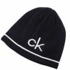 Calvin Klein React Reversible Beanie - Navy/White