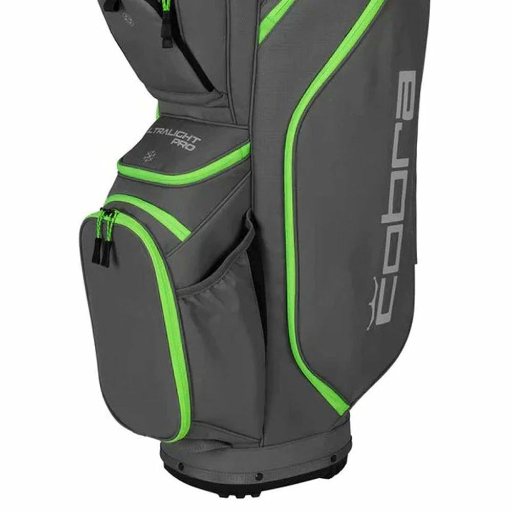 Cobra Ultralight Pro Cart Bag - Quiet Shade/Green Gecko - Image 5