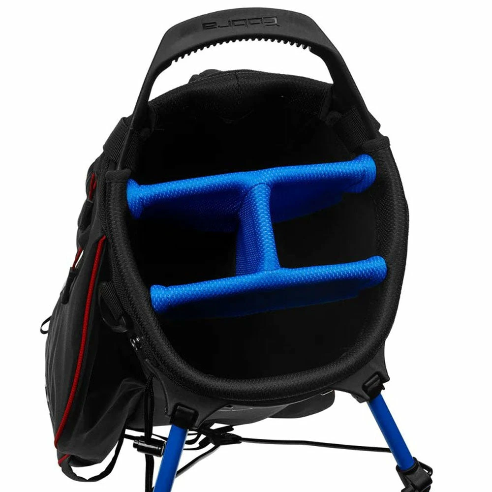 Cobra Ultralight Pro Stand Bag - Puma Black/Electric Blue - Image 2