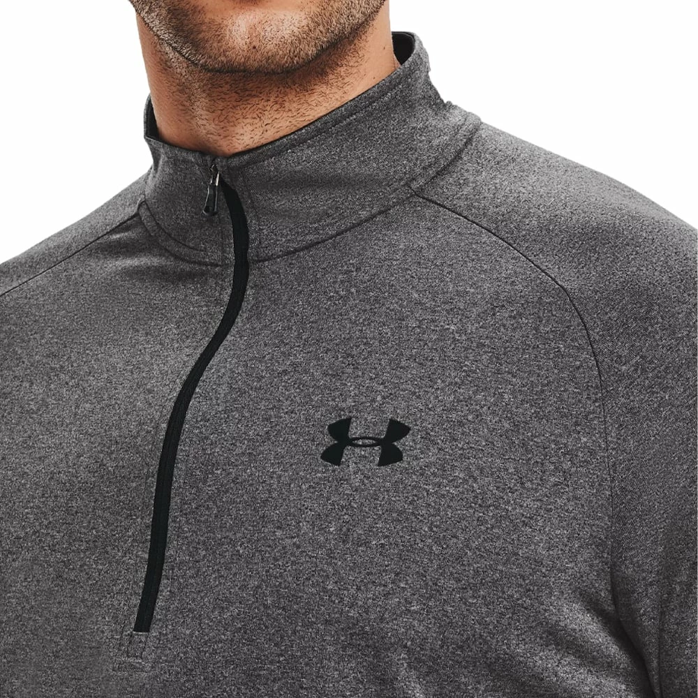 Under Armour Tech 2.0 1/2 Zip Pullover - Carbon Heather - Image 5