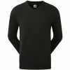 Footjoy Wool Blend V-Neck Pullover - Black