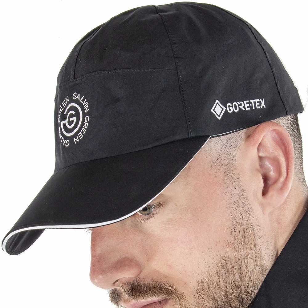 Galvin Green Argo Gore-Tex Paclite Cap - Black - Image 3