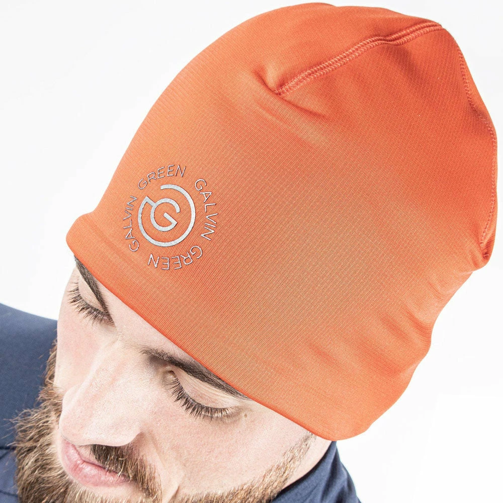 Galvin Green Denver Insula Beanie Hat - Orange - Image 2