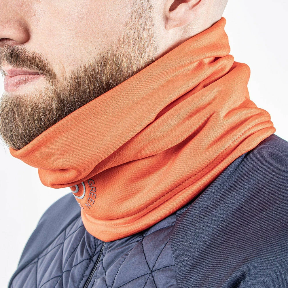 Galvin Green Dex Snood - Orange - Image 3