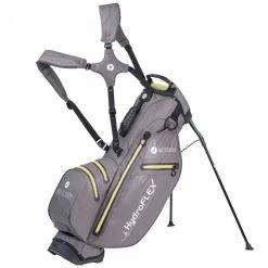 Motocaddy Hydroflex Waterproof Stand Bag - Charcoal/Lime