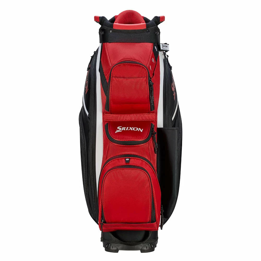 Srixon Premium Cart Bag - Red/Black - Image 3