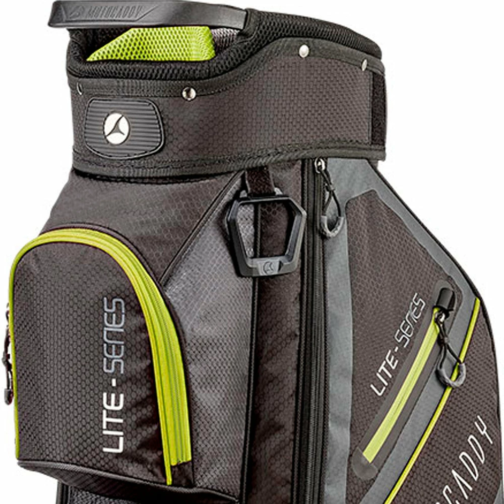 Motocaddy Lite Series Cart Bag - Black/Lime - Image 2