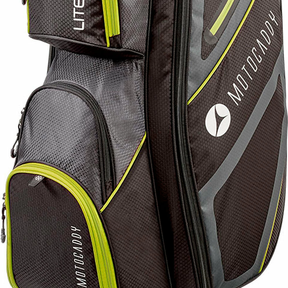 Motocaddy Lite Series Cart Bag - Black/Lime - Image 3