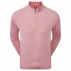 FootJoy Lightweight Microstripe Chill-Out Sweater - Cape Red/White