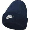 Nike Utility Beanie Hat - Midnight Navy/White