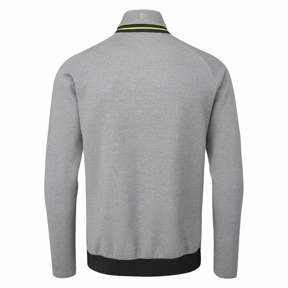 Oscar Jacobson Thomson Zip Neck Sweater - Dark Grey - Image 2
