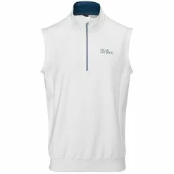 Oscar Jacobson Trent Tour Sleeveless Midlayer - White
