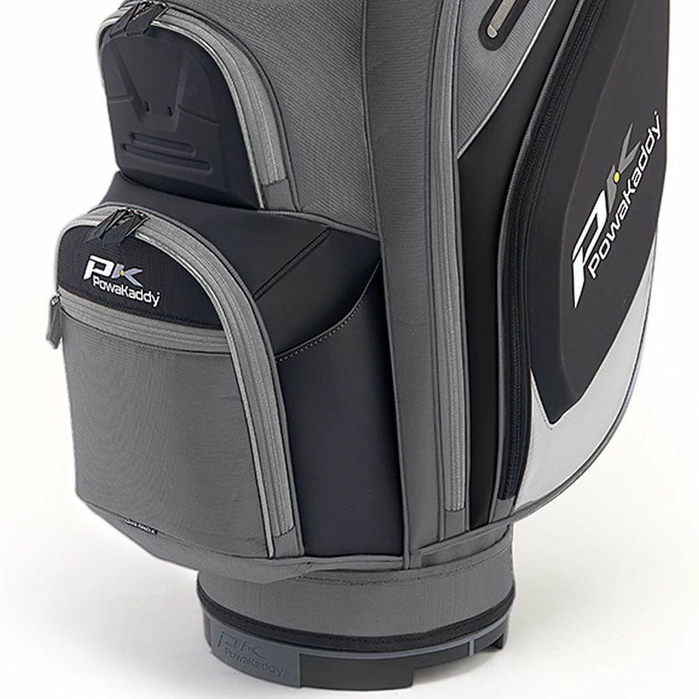 PowaKaddy Premium Edition Cart Bag - Gun Metal/Black/Silver - Image 3