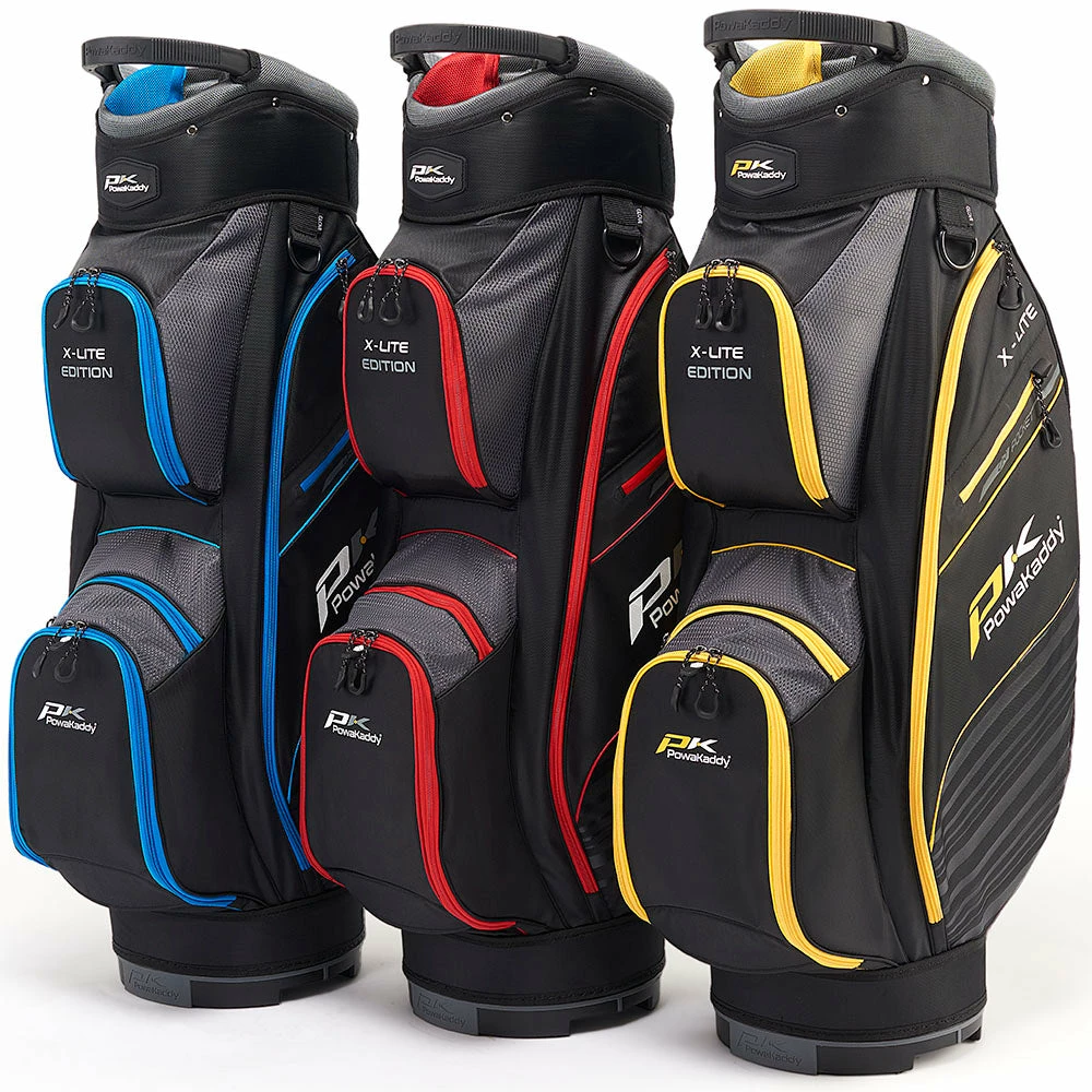 PowaKaddy X-Lite Edition Cart Bag - Black/Gun Metal/Red - Image 5
