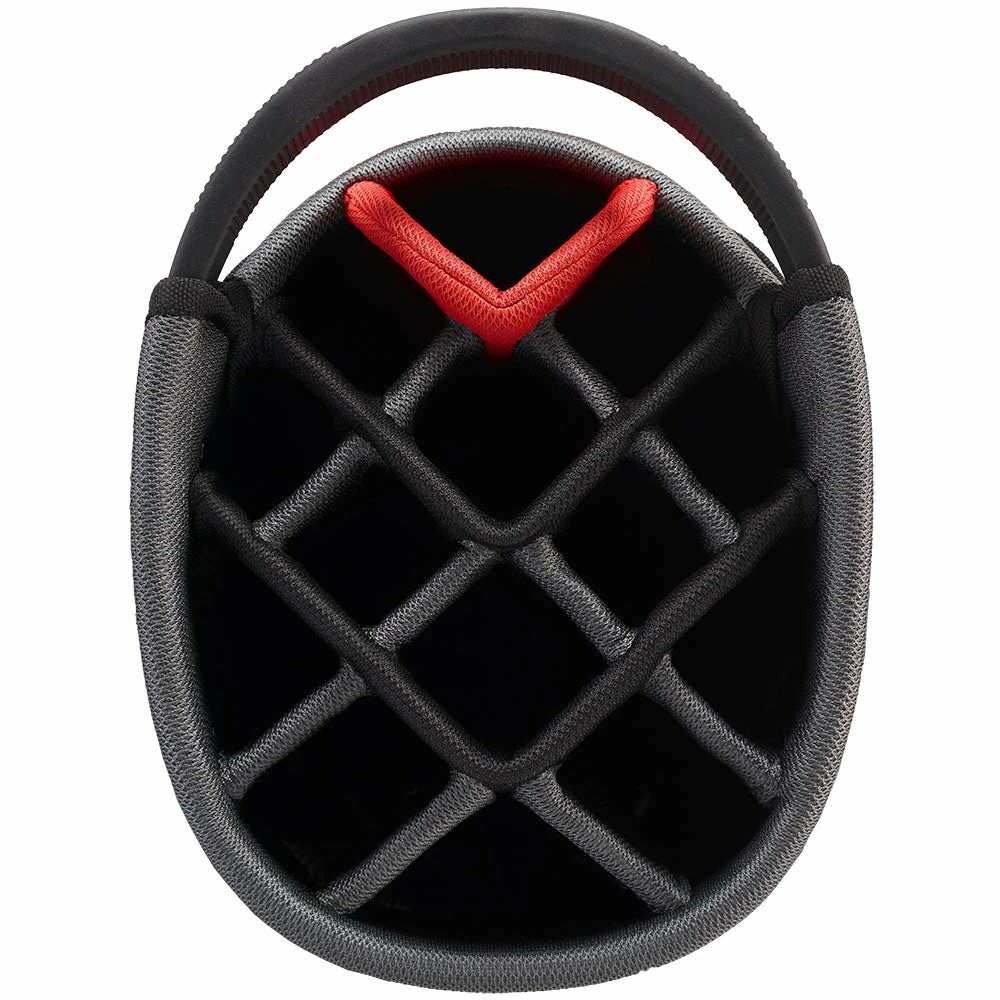 PowaKaddy X-Lite Edition Cart Bag - Black/Gun Metal/Red - Image 3