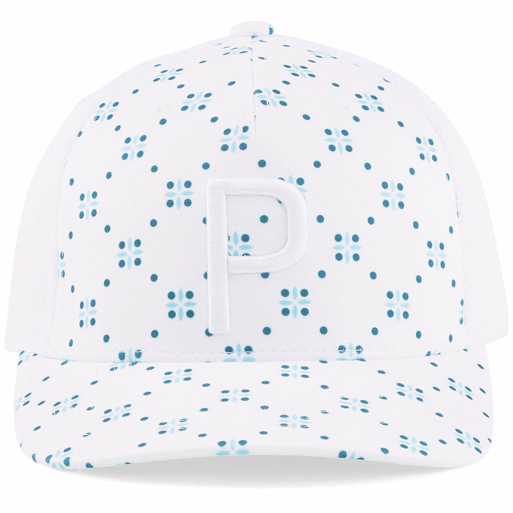 Puma Rochester P Cap - Bright White/Tropical Aqua