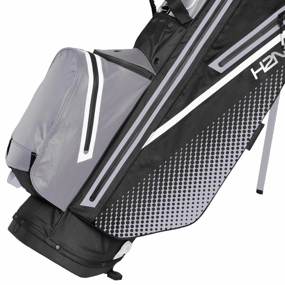 Sun Mountain H2NO Lite Waterproof Stand Bag - Black/Nickel/White - Image 3