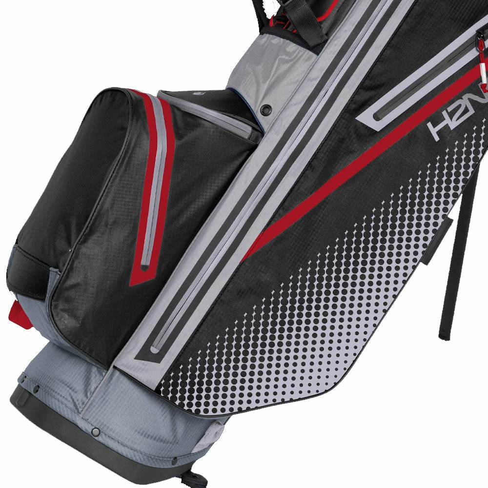 Sun Mountain H2NO Lite Waterproof Stand Bag - Nickel/Cadet/Black/Red - Image 3