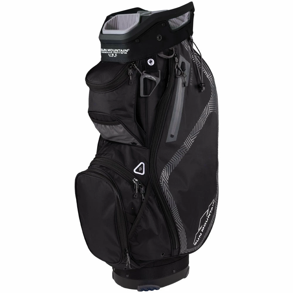Sun Mountain Stellar Cart Bag - Black/Gunmetal/Cadet