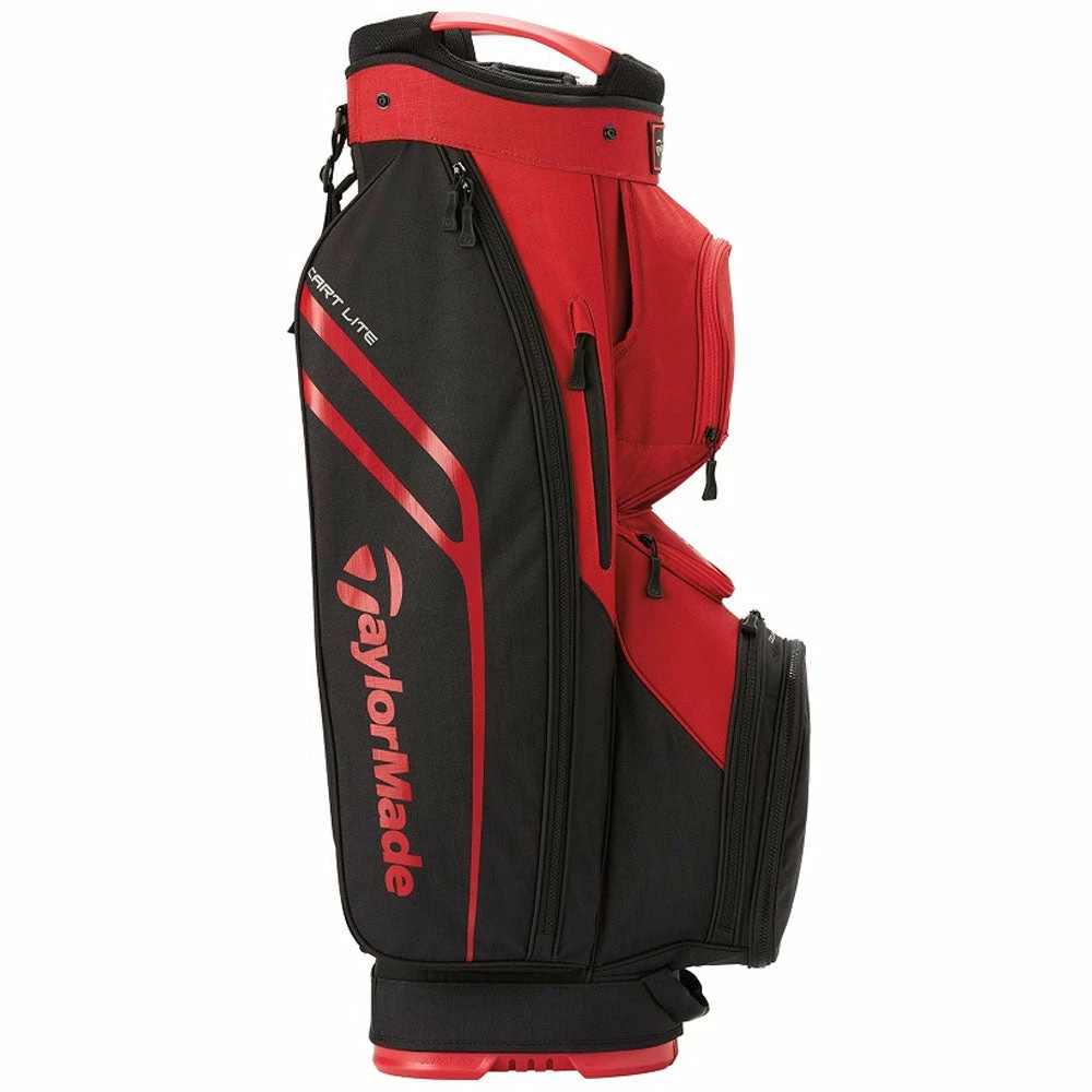 TaylorMade Cart Lite Cart Bag - Red/Black - Image 5