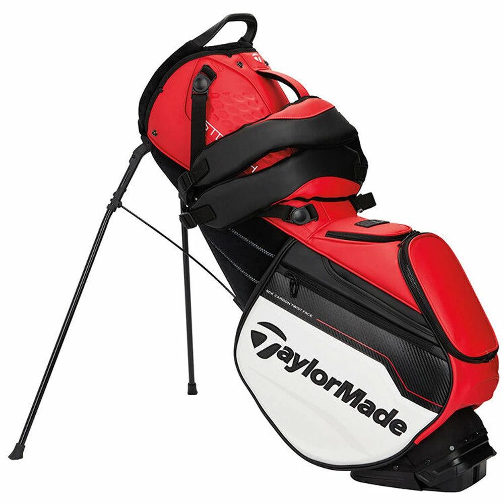 TaylorMade Tour Stand Bag - Red/White/Black - Image 3
