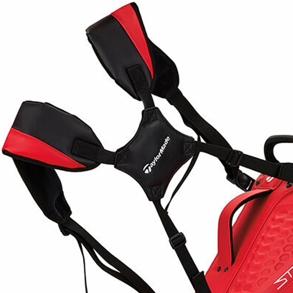 TaylorMade Tour Stand Bag - Red/White/Black - Image 5