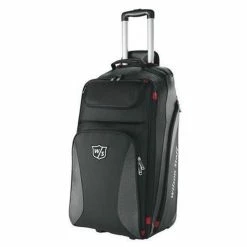 Wilson Staff Wheeled Travel Bag - Black/Silver