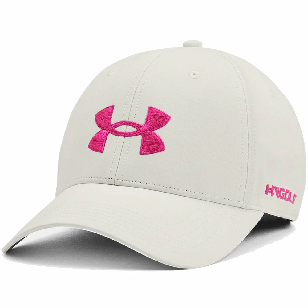 Under Armour Golf96 Cap - Grey Mist/Rebel Pink