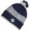 Under Armour Truckstop Fleece Beanie Hat - Midnight Navy/Halo Grey
