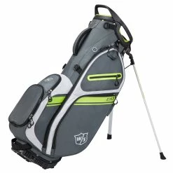 Wilson Staff EXO II Carry Bag - Charcoal/White/Lime