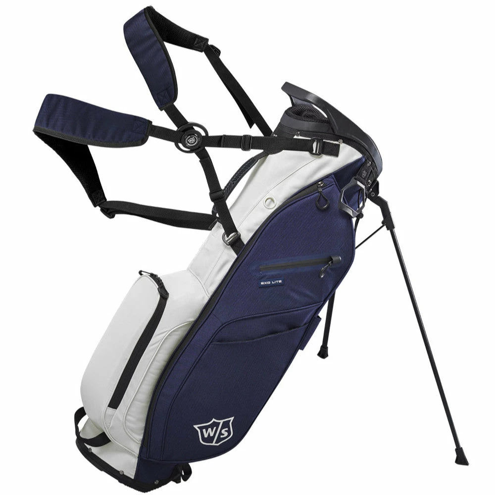 Wilson Exo Lite Stand Bag Classic - Blue/White - Image 6