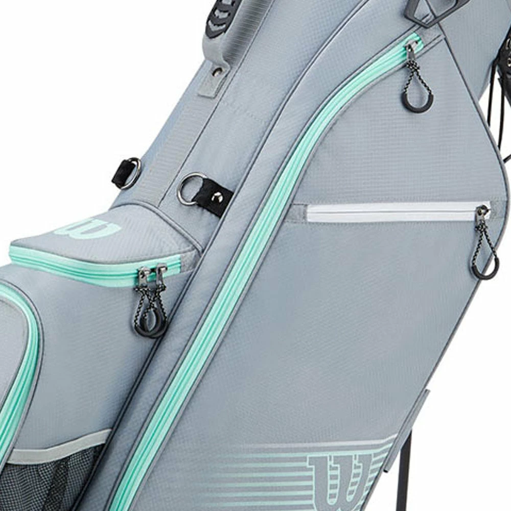 Wilson Staff Wilson Prostaff Stand Bag - Grey/White - Image 3