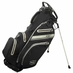 Wilson Staff Exo Dry Waterproof Stand Bag - Black/Charcoal/Silver